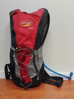 CamelBak Lobo Red and Gray Hydration Backpack